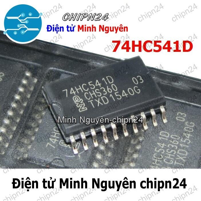 [2 con] (SOP) IC Dán 74541 74HC541 SOP-20 Hàng Tốt (SMD) (74HC541D) (IC Đầu ra 3 trạng thái bộ đệm bát phân)