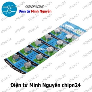 [2 viên] Pin cúc áo AG13 trong vỉ (LR44 LR44H 357A CX44 1.55V)