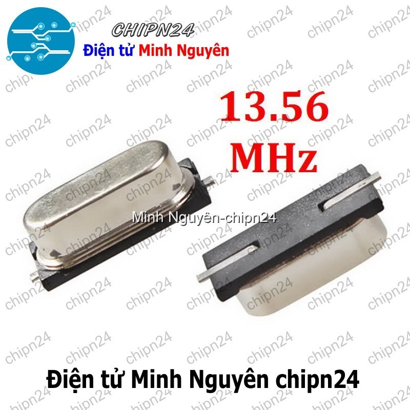 [3 con] (K352) Thạch anh Dán 13.56M 49SMD (13.56MHz 13.56)