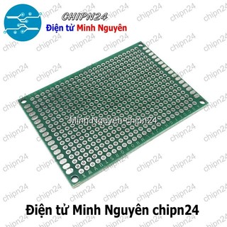 [1 tấm] Testboard 2 mặt Thủy tinh 5x7cm (Board đồng đục lỗ PCB, Testboard cắm hàn)