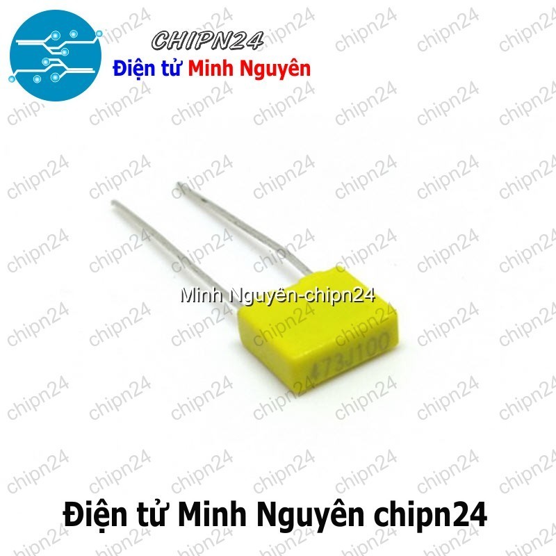 [10 con] (K271) Tụ kẹo vàng 473J 100V (5MM) (473 47nF)