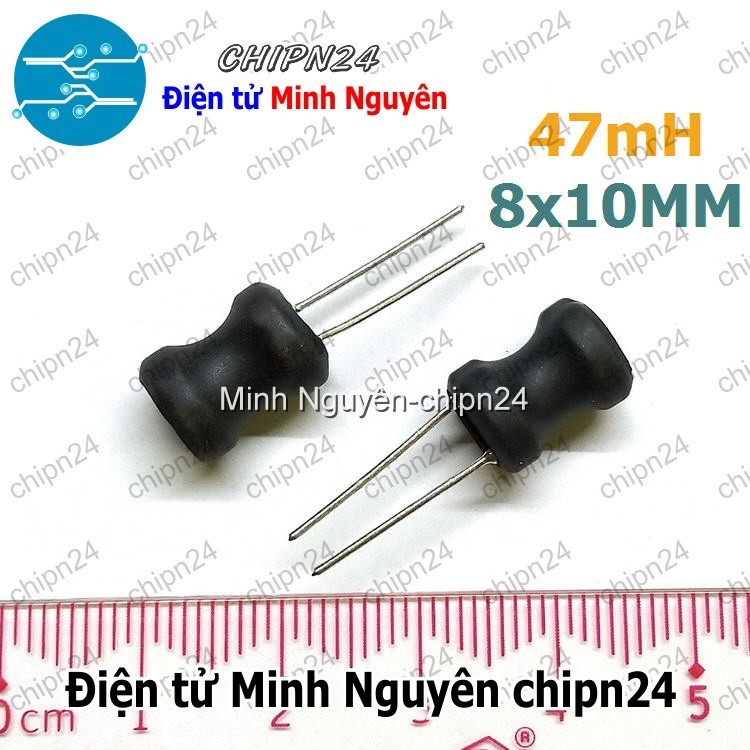 [4 CÁI] (KG2) Cuộn cảm 47mH 8x10mm 0810 P=5MM