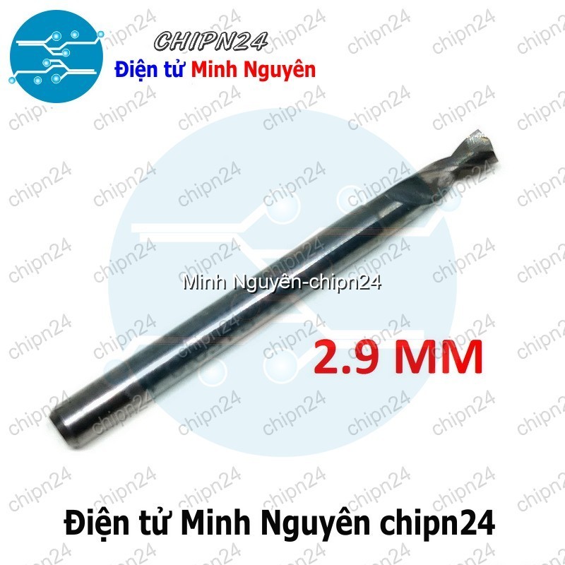 [1 cây] Mũi khoan mạch in CNC 2.9mm (Mạch điện tử, PCB)