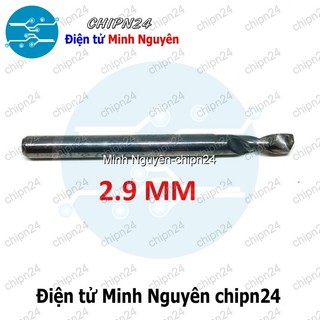 [1 cây] Mũi khoan mạch in CNC 2.9mm (Mạch điện tử, PCB)