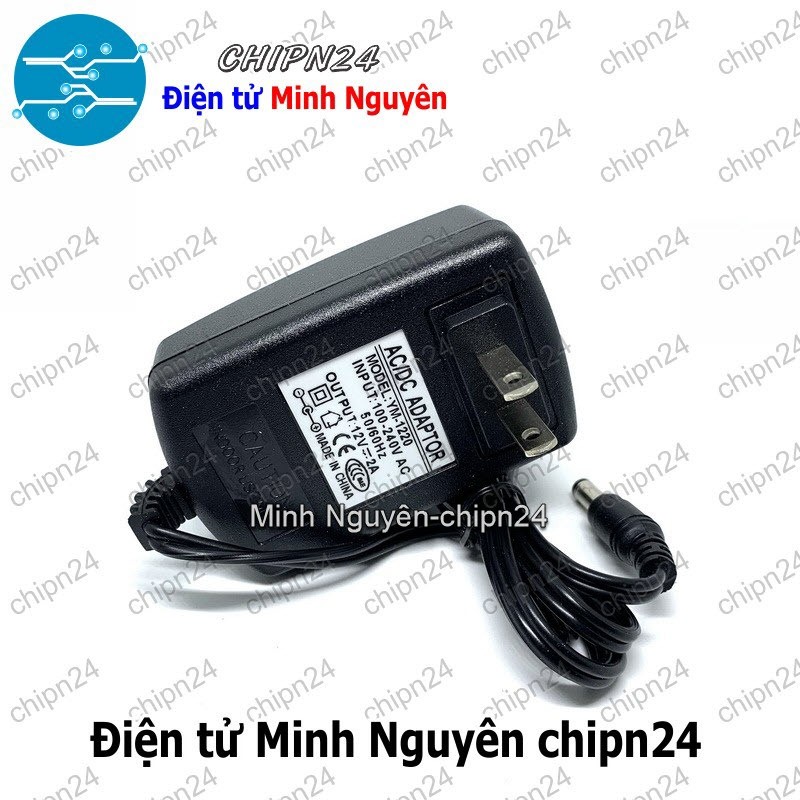 [1 cục] Nguồn Adapter 12V 2A Hàng Tốt