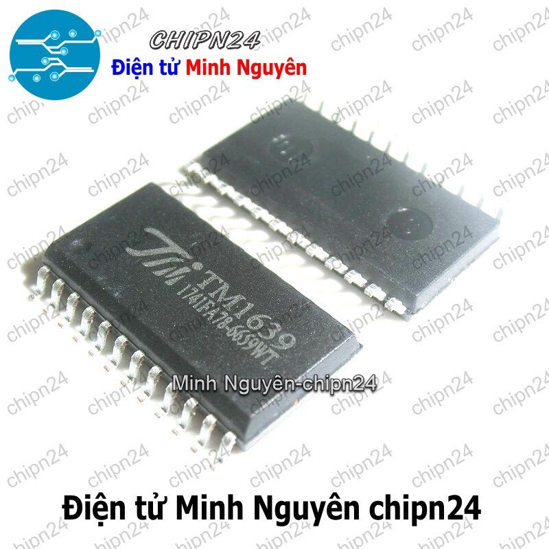 [1 con] (SOP) IC Dán TM1639 SOP-24 Hàng Tốt (SMD) (1639)