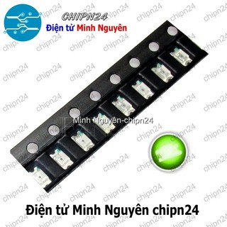 [25 con] (G5) Led Dán SMD 1206 Xanh Lá (3.2x1.6mm)