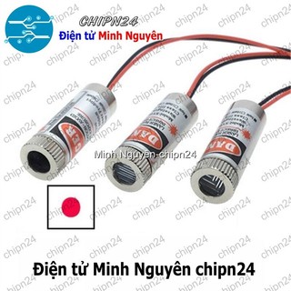 [1 CÁI] (F111.1) Đầu Phát Laser 3-5V 5mW (Sáng Đỏ Hội Tụ) (Laze)