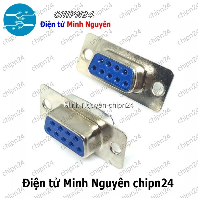 [2 cái] (F143.5) DB9 Cái Thẳng Hàn Dây
