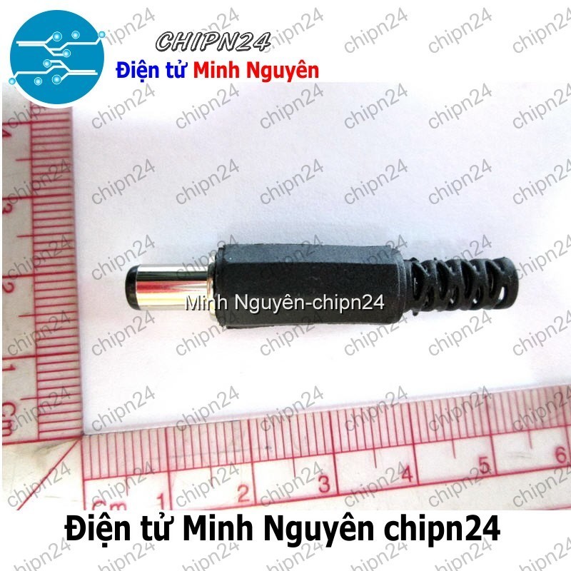 [3 cái] (F89.1) Jack DC hàn dây Chuôi Ngắn 5.5x2.1mm