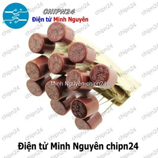 [2 CÁI] (KG2) Cầu Chì Tròn 6.3A 250V 8x8mm (T6.3A250V 382)