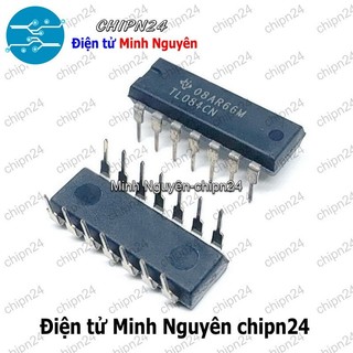 [1 con] (DT) IC TL084 DIP-14 Hàng Tốt (TL084CN TL 084)