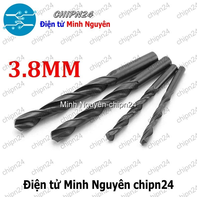 [2 cây] Mũi khoan 3.8mm (Mạch điện tử, PCB)