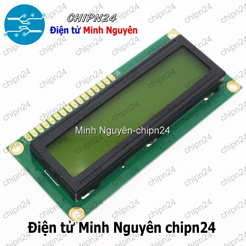 [1 cái] (N10) LCD 1602 GREEN (Xanh Lá), LCD1602 Green