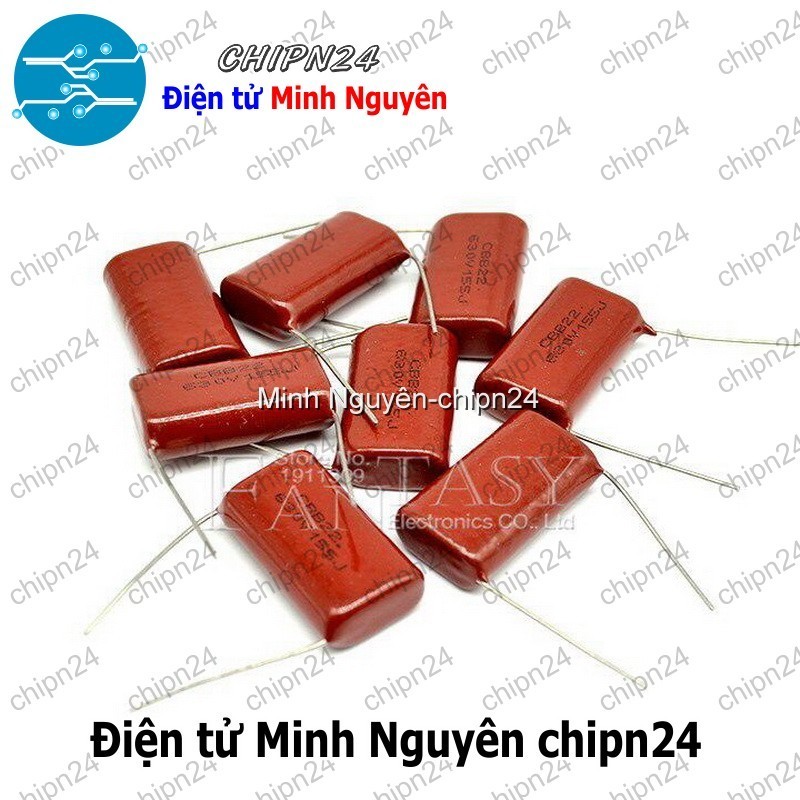 [3 con] (F233) Tụ CBB 630V 155J P=20mm (155 1.5uF)