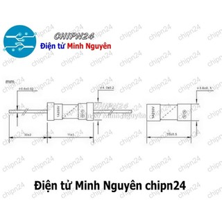 [5 CÁI] (KG2) Cầu Chì 3.6x10mm 4A DIP (250V Chân cắm)