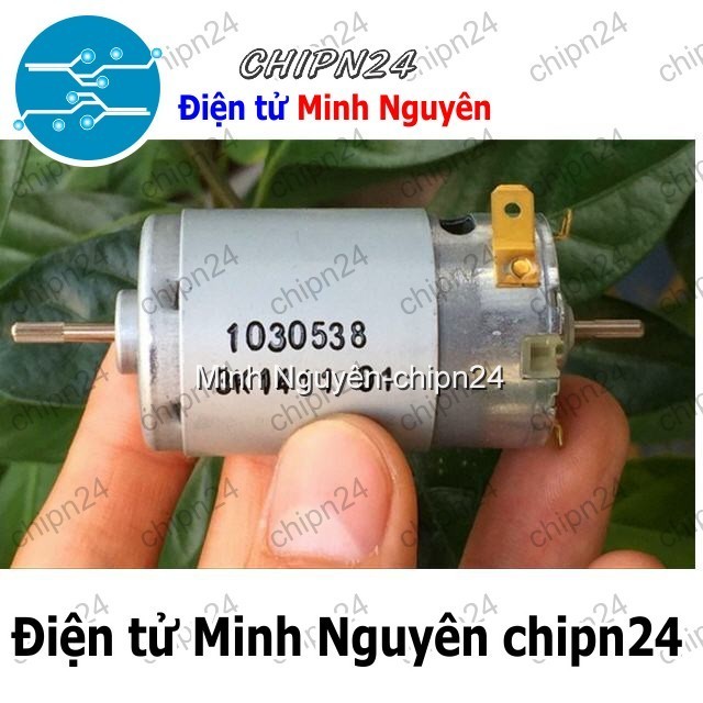 [1 cái] Động cơ DC 390 SH390 2 Trục
