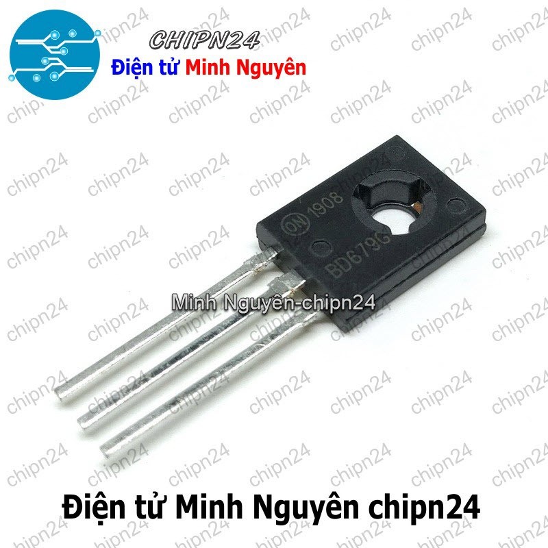 [2 con] (KT1) Transistor BD679 TO-126 NPN 4A 80V (Darlington) (D679 679)