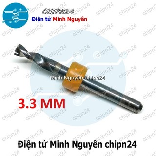 [1 cây] Mũi khoan mạch in CNC 3.3mm (Mạch điện tử, PCB)