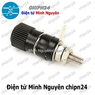 [2 cái] (F108.7) Đầu Jack chuối JS-910B 4mm Đen