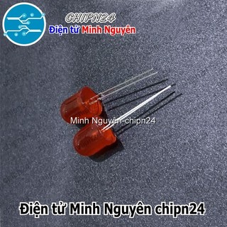 [10 con] (TK15) Led 10mm Vỏ Đục ra Đỏ