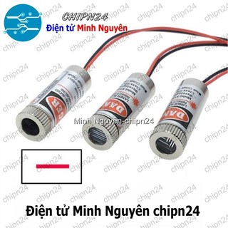 [1 cái] (Q4) Đầu Phát Laser 3-5V 5mW (Sáng Đỏ Dòng Kẻ) (Laze)