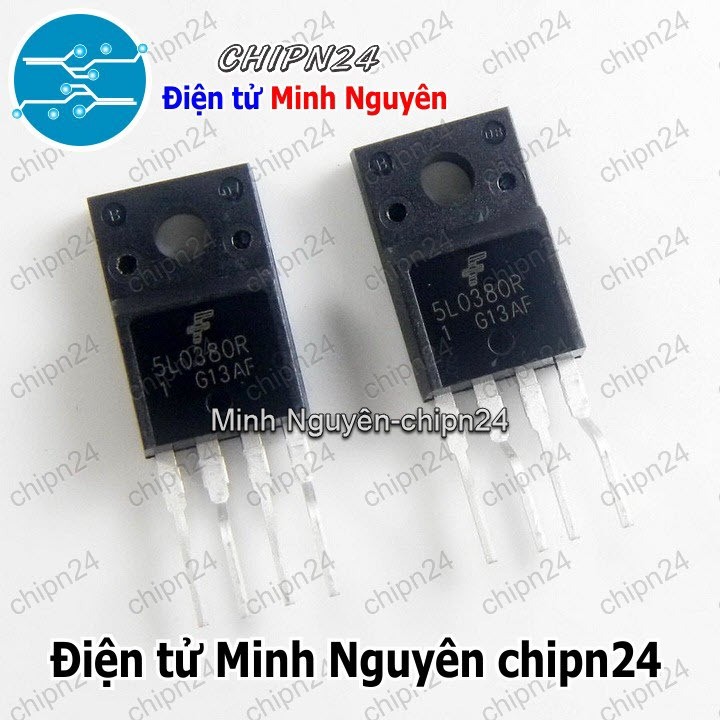 [1 con] (DIP) IC 5L0380R TO-220F-4 (KA5L0380R 5L0380)