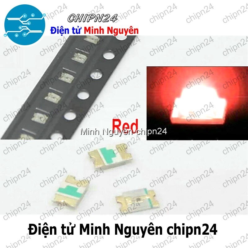 [25 con] (G5) Led Dán SMD 0805 Đỏ (2.0x1.2mm)