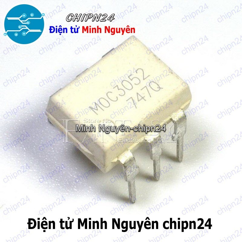 [2 con] (DT) Opto MOC3052 DIP-6 Trắng Hàng Tốt