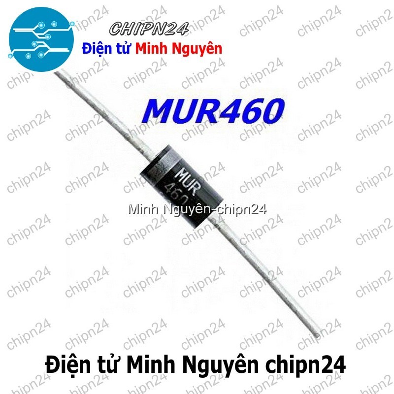 [4 con] (DIP) Diode MUR460 DO-201 4A 600V (MUR 460) [Diode Schottky]