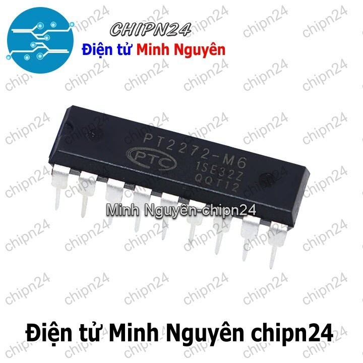 [1 con] (DIP) IC PT2272-M6 DIP-18 (2272)