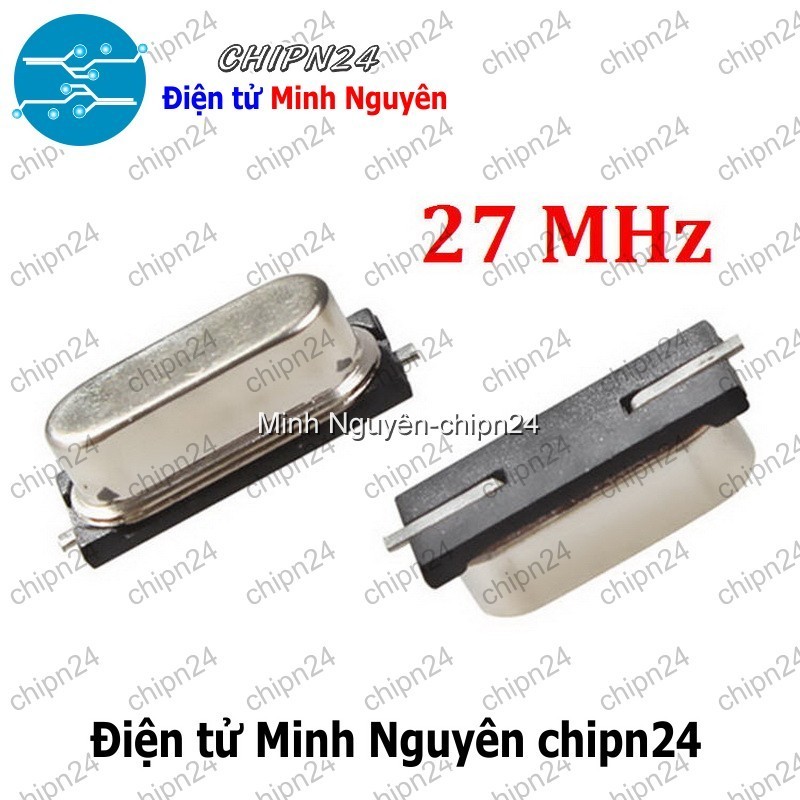 [3 con] (K350) Thạch anh Dán 27M 49SMD (27MHz)