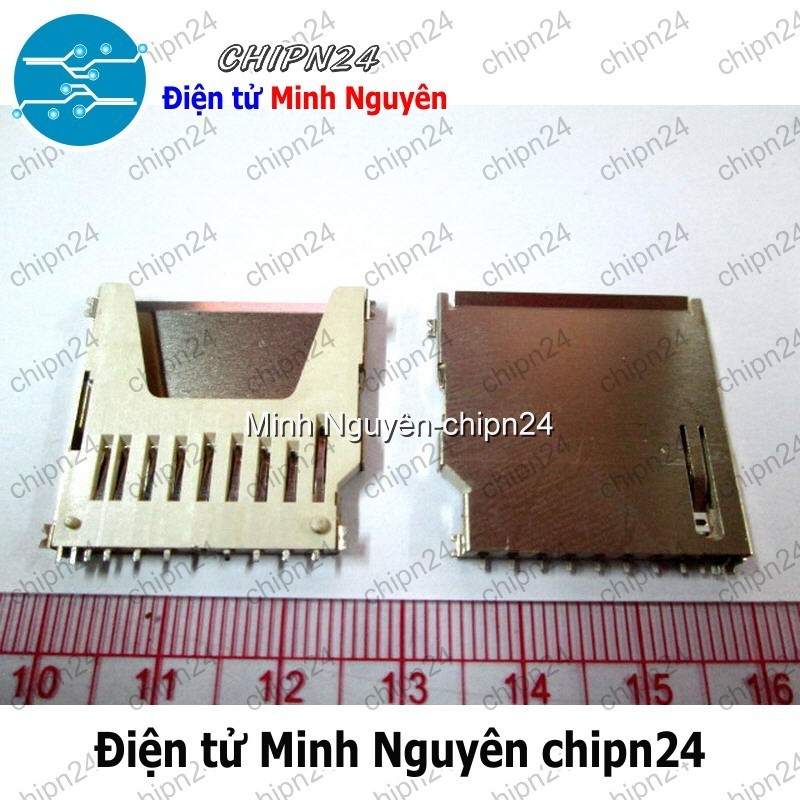 [2 cái] (H19) Socket thẻ nhớ SD (V2) dài
