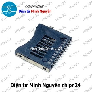 [2 cái] (H19) Socket thẻ nhớ MicroSD V2 (không lò xo)