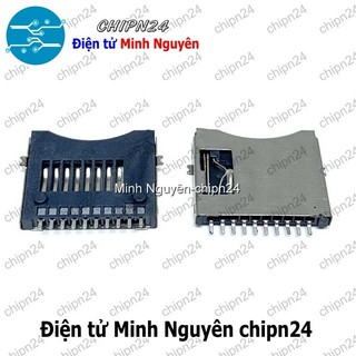 [2 cái] (H19) Socket thẻ nhớ MicroSD V2 (không lò xo)