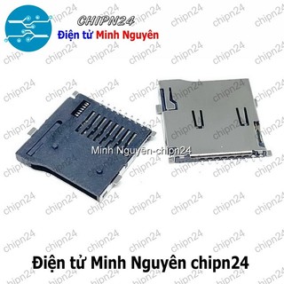 [2 cái] (H19) Socket thẻ nhớ MicroSD V1 (có lò xo)