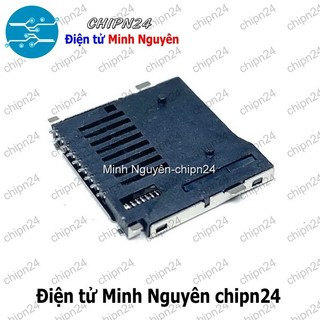 [2 cái] (H19) Socket thẻ nhớ MicroSD V1 (có lò xo)