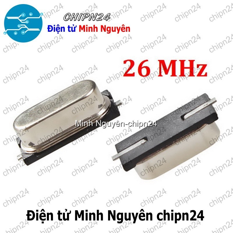 [3 con] (K350) Thạch anh Dán 26M 49SMD (26MHz)