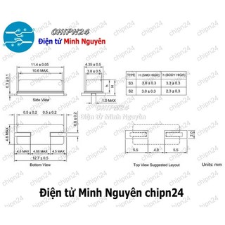 [3 con] (K350) Thạch anh Dán 26M 49SMD (26MHz)