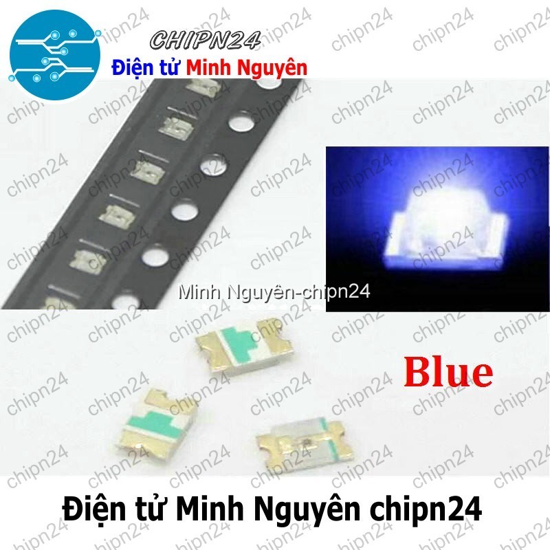 [25 con] (G5) Led Dán SMD 0805 Xanh Dương (2.0x1.2mm)