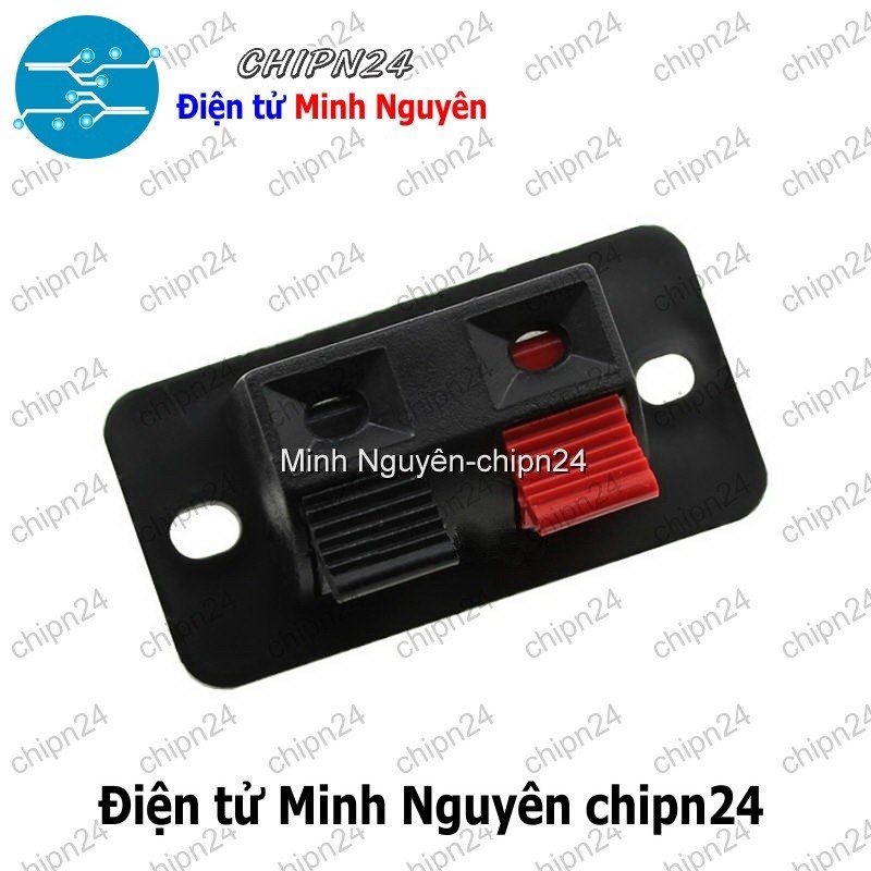 [2 cái] (Q52) Trạm kẹp loa 2 chấu