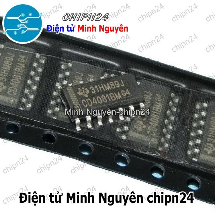 [2 con] (SOP) IC Dán CD4081 SOP-14 (SMD) (CD4081BM 4081)
