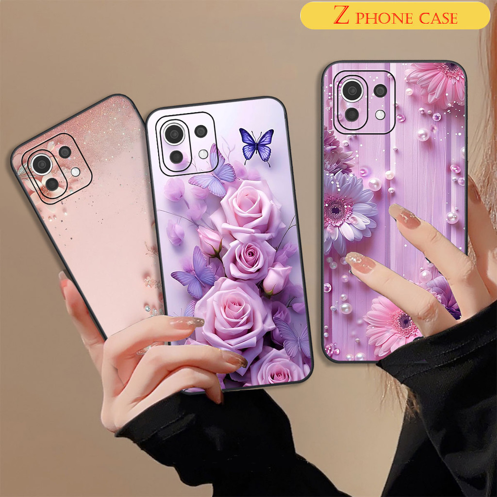 Ốp lưng Xiaomi Mi 11 / Mi 11 Pro / Mi 11T / Mi 11 Lite 4G / 5G / 11 Lite 5G NE in hình hoa xinh Z Phone Case