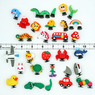  Sticker gắn dép cross bản to 3D Jibbitz hoạ tiết 3D nổi gài dép crocs 