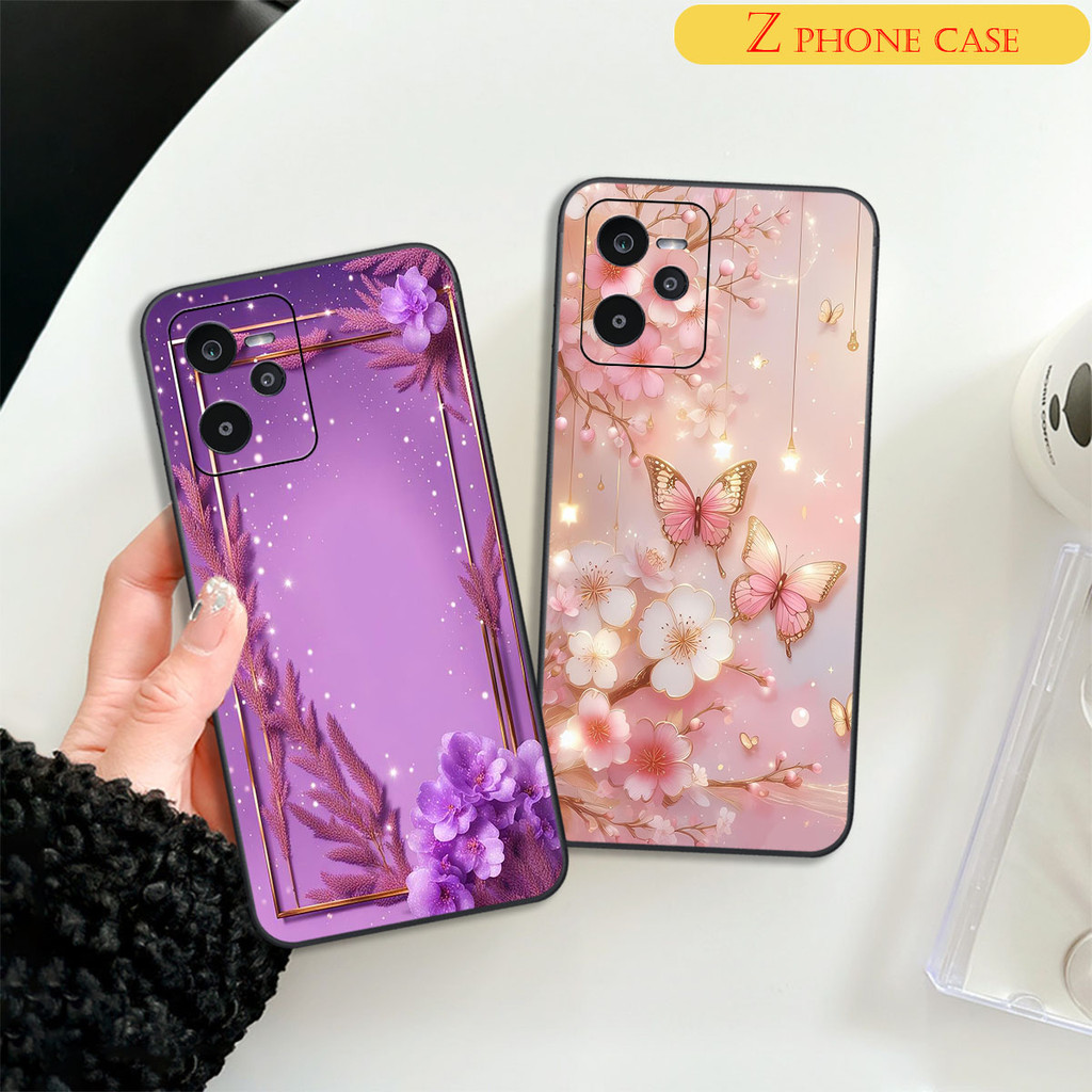 Ốp lưng Realme C35 in hình hoa xinh Z Phone Case