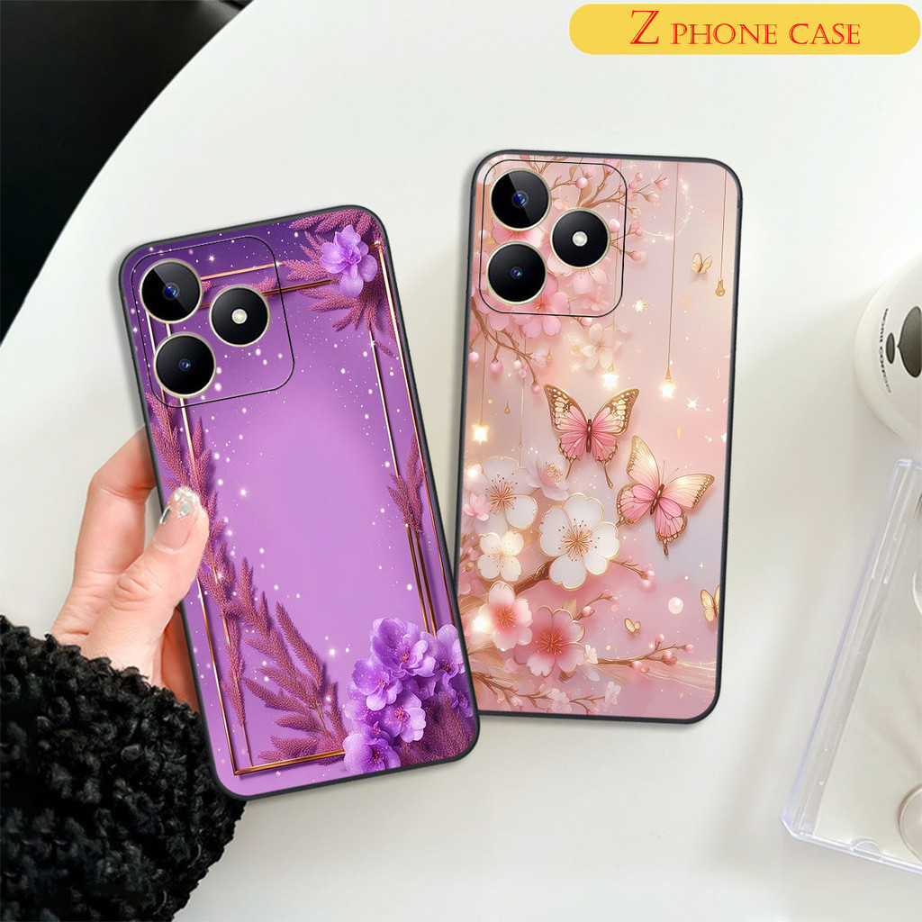 Ốp lưng Realme C51 / C53 / C60 / C61 / C63 / C65s / Realme Note 50 in hình hoa xinh Z Phone Case