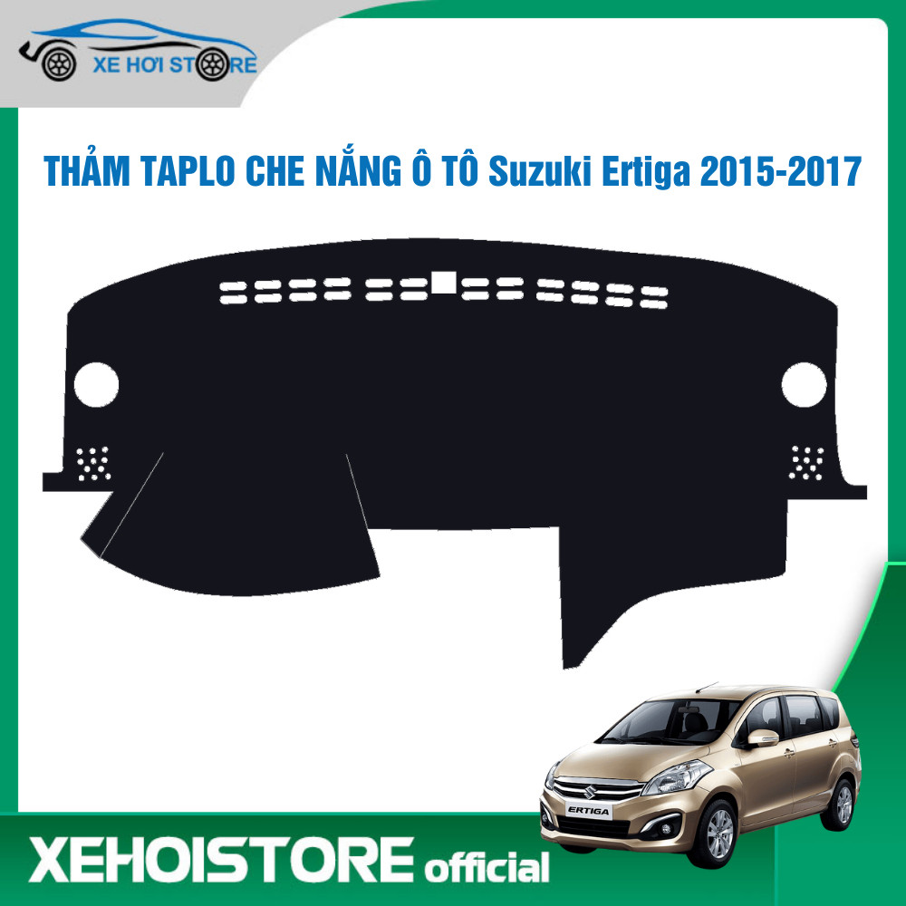Thảm Taplo che nắng ô tô Suzuki Ertiga năm 2015 đến 2022 chất liệu Nhung dày