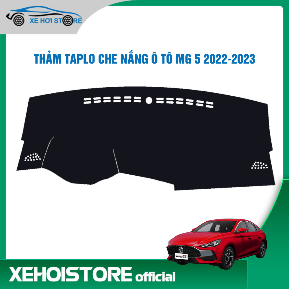 Thảm Taplo che nắng ô tô MG MG5 ( MT / LUX-STD ) năm 2022-Đến Nay chất liệu Nhung dày