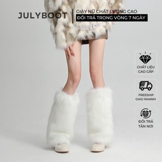  Tất Vớ Ống Chân Giữ Ấm Chân Bằng Lông Giả Harajuku Dành Cho Nữ - Tất Ống Lông Thú Giữ Ấm Chân Cho Nữ tatlong 