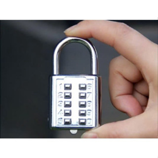 Ổ Khoá 10 Số 5 Mã Chất Liệu Hợp Kim Inox Chống Gỉ ổ khóa chống trộm an toàn nhỏ gọn ms 08  